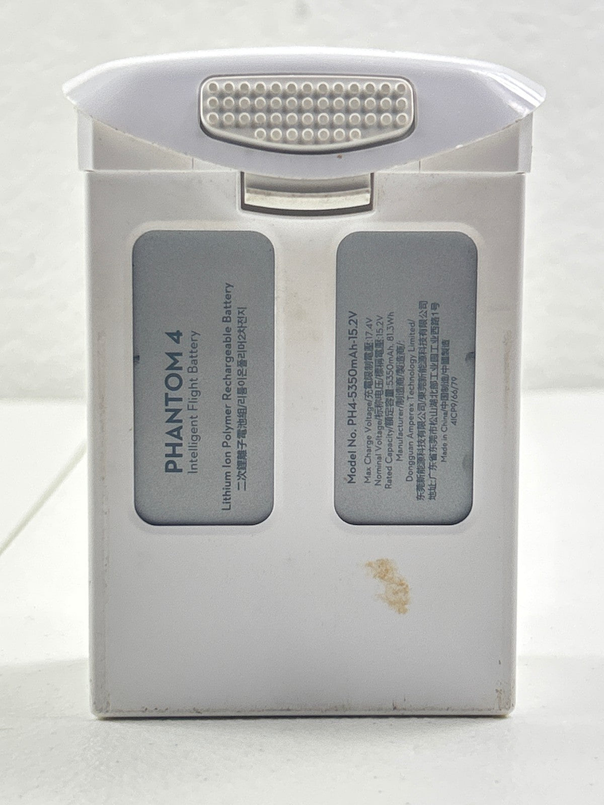 DJI Phantom 4 Intelligent Flight Battery PH4-5350mAh – 66 Cycles – Cracked Top