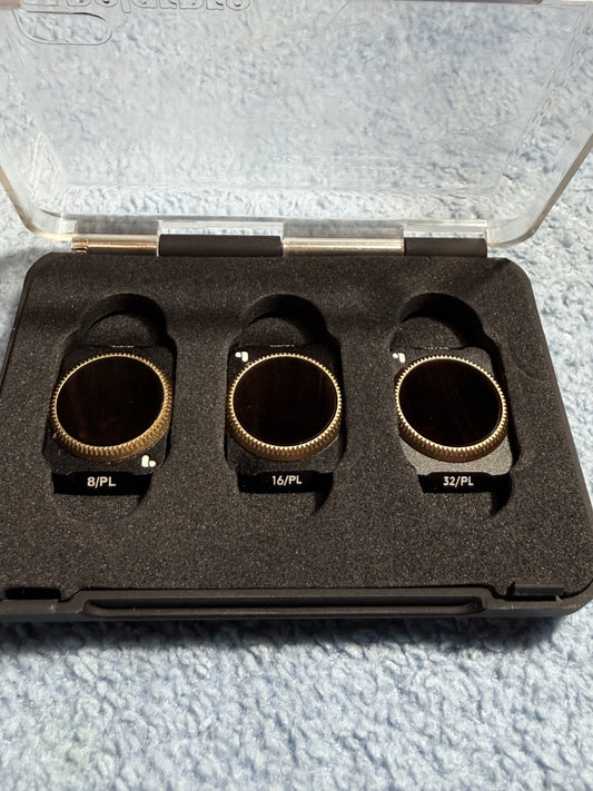 PolarPro ND/PL Filter Set for DJI Mavic Air 2  (8/16/32) Polarized w/ Case