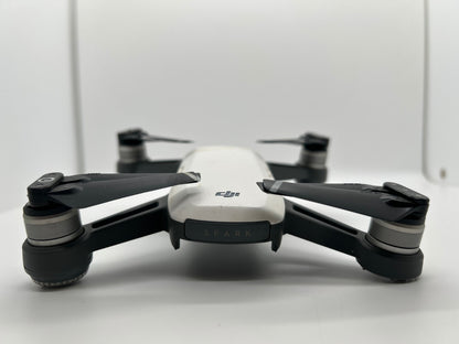 DJI Spark Drone White – Tested Working – Missing LEDS Caps - Used