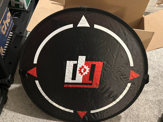 Deco Gear Drone Landing Pad w/ 4 Ground Spikes – Double-Sided