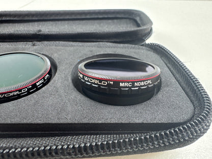 Drone World ND Filter Set for DJI Phantom 4 Pro / Advanced – ND8/PL CPL ND2-400