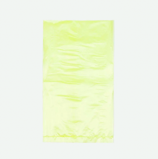 1000x Plastronic C11YE Merchandise Bag - 8 1/2" x 11", 0.6 mil HDPE, Yellow