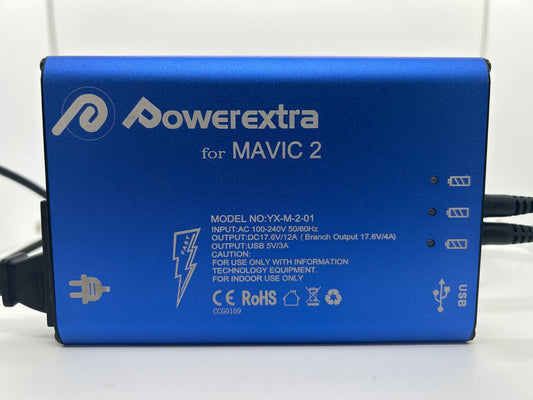 DJI Mavic 2 (Pro/Zoom/Enterprise) Battery Charging Hub with Dual USB-A Ports