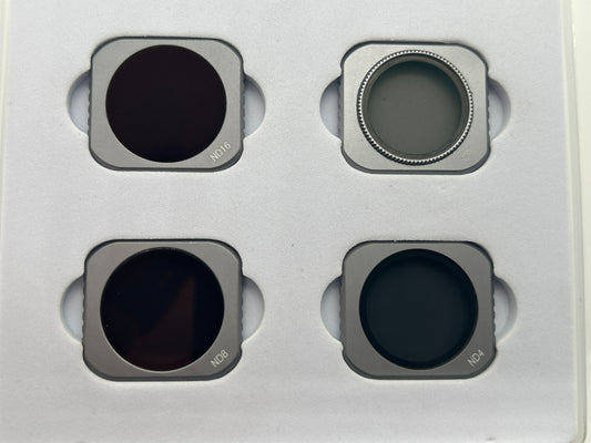 4-Filter ND/PL Set for DJI Mavic 2 Pro - ND4 ND8 ND16 CPL - w/ case - Used