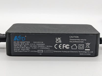 KFD 13.2V Dual Output AC/DC Power Adapter for DJI Air 2 / Air 2S Charger - Used