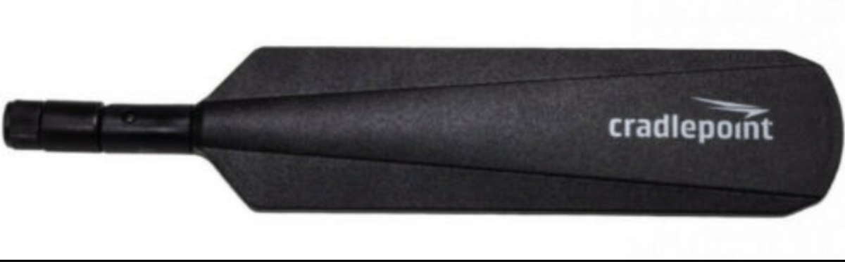 Cradlepoint 170706-000 Black Universal LTE/4G/3G Antenna with SMA Male Connector