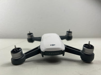 DJI Spark Drone White – Tested & Working – Missing LED Ring & Cap