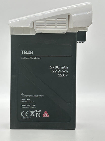 DJI Inspire 1 TB48 Intelligent Flight Battery 5700mAh - 26 Cycles - Bent Top