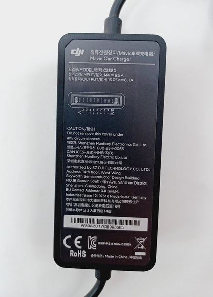 Genuine DJI Mavic Pro (M1P) Car Charger Model C3S80