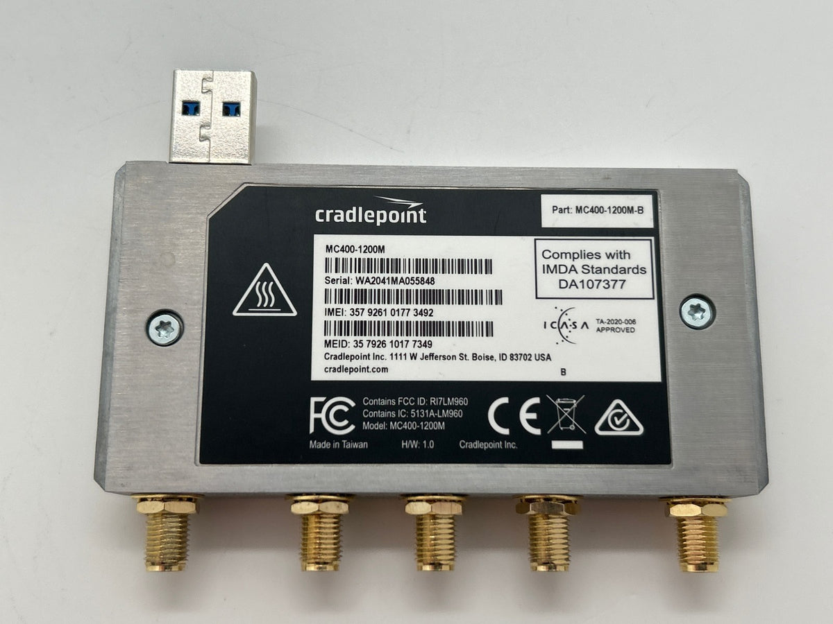 Cradlepoint MC400-1200M-B Multi-Carrier Cellular Modem Module 4G LTE