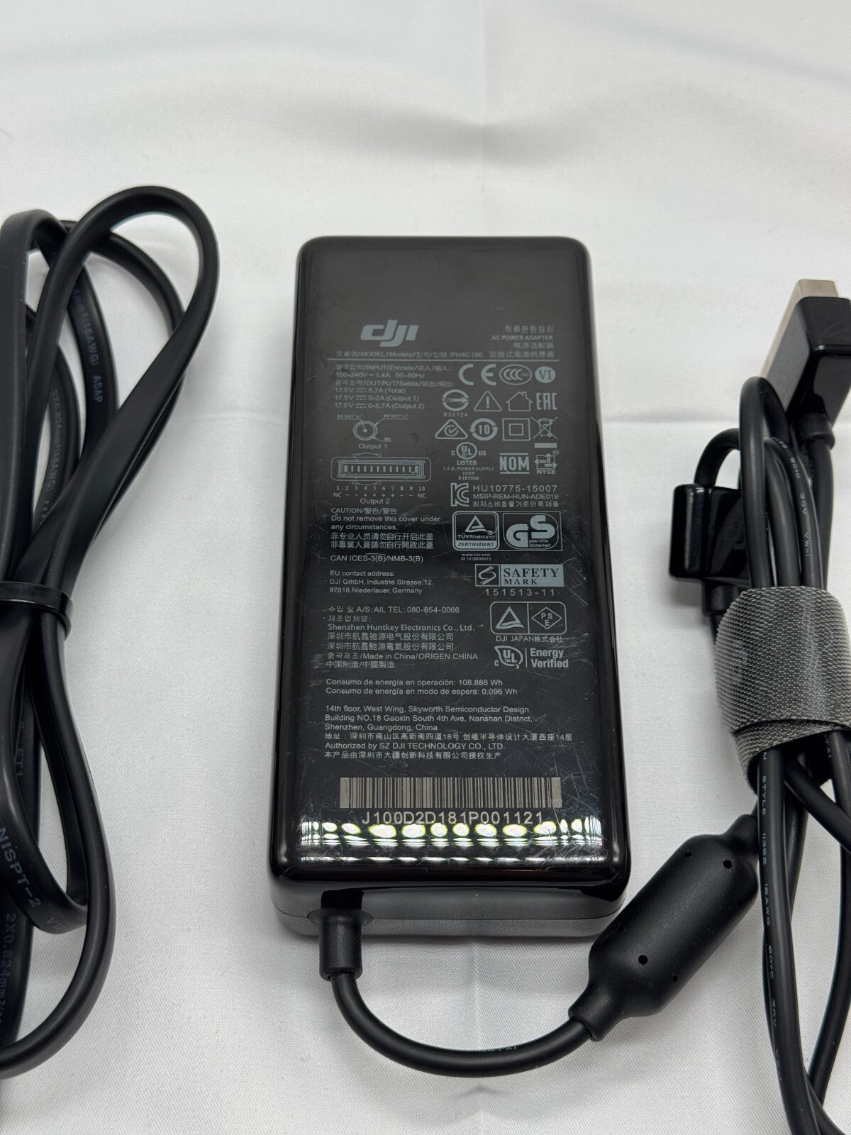 Black AC Adapter PH4C100 Replacement for DJI Phantom 4 Drone Charger DJI Phantom