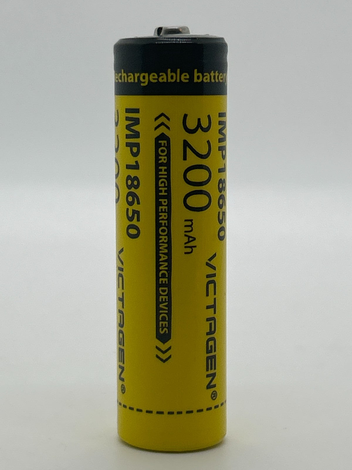 Victagen 3200mAh 3.7V Rechargeable Li-Ion Battery – Yellow – Used