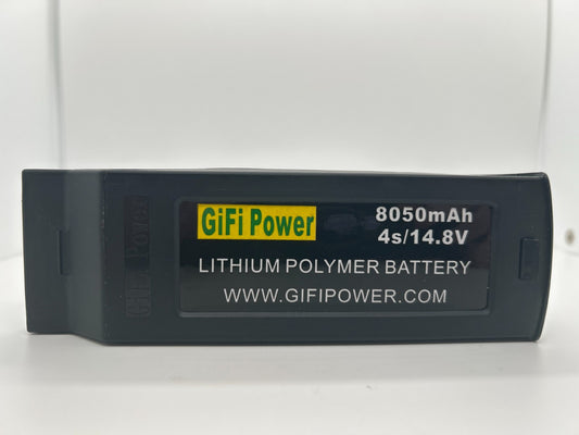 GiFi Power 8050mAh - 14.8V 4S LiPo Flight Battery - for Yuneec Typhoon H - Used