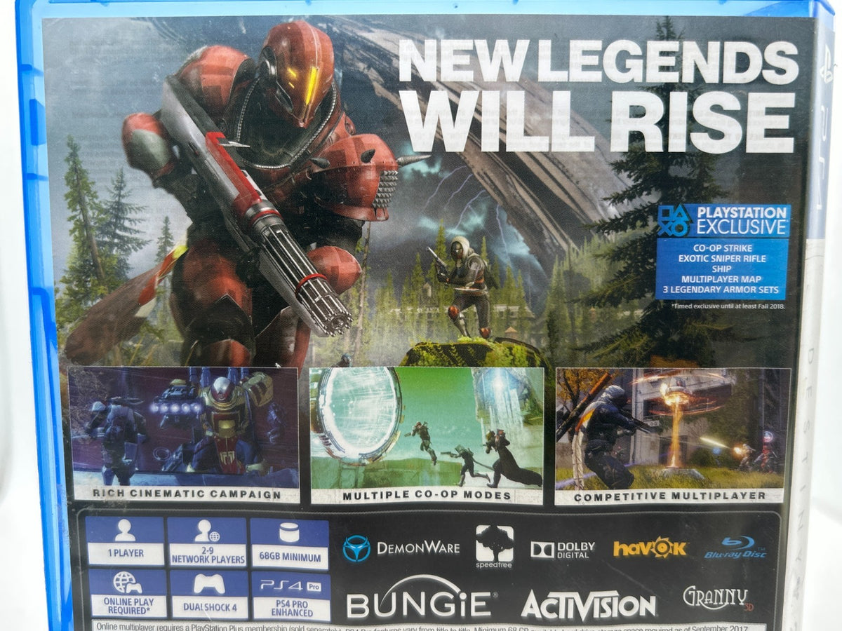 Destiny 2 PS4 Game Disc with Case Bungie Activision PlayStation 4 Shooter