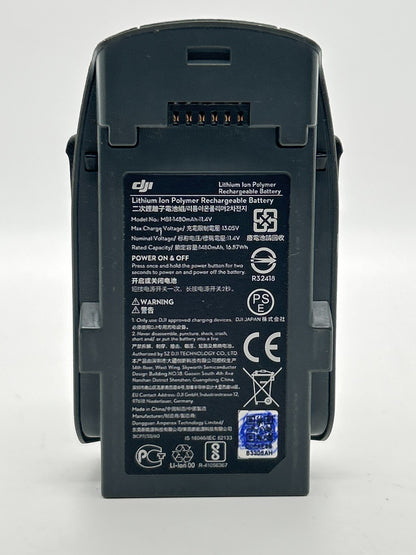 DJI Spark Battery MB1-1480 1480mAh Tested Working 18 Cycles Pen Mark on QR Code