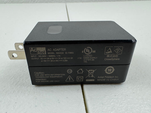 Skydio 65W Wall Adapter w USB-C Cord for Skydio 2/2+ Drone P/N WAH232