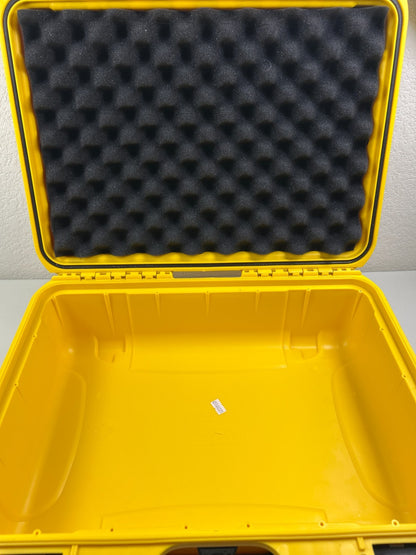 Nanuk 925 Waterproof Hard Yellow Case – No Foam Inserts - Customizable– Used