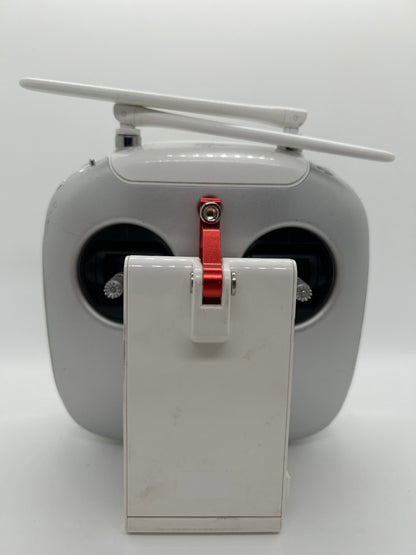 DJI Inspire 1 GL658B Remote Controller - Red Phone Mount - Tested Working - Used