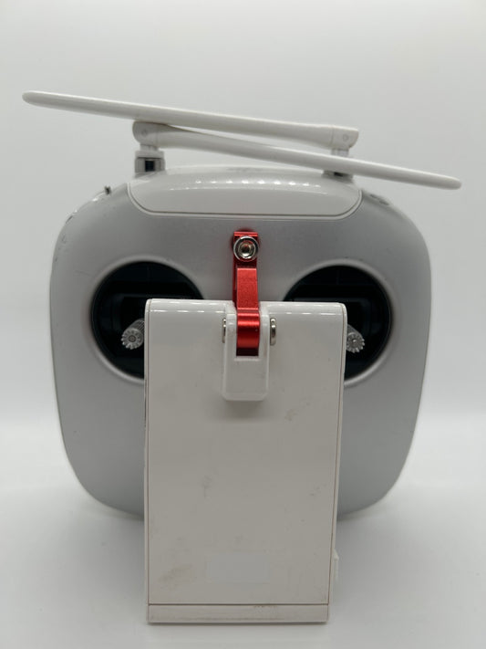 DJI Inspire 1 GL658B Remote Controller - Red Phone Mount - Tested Working - Used