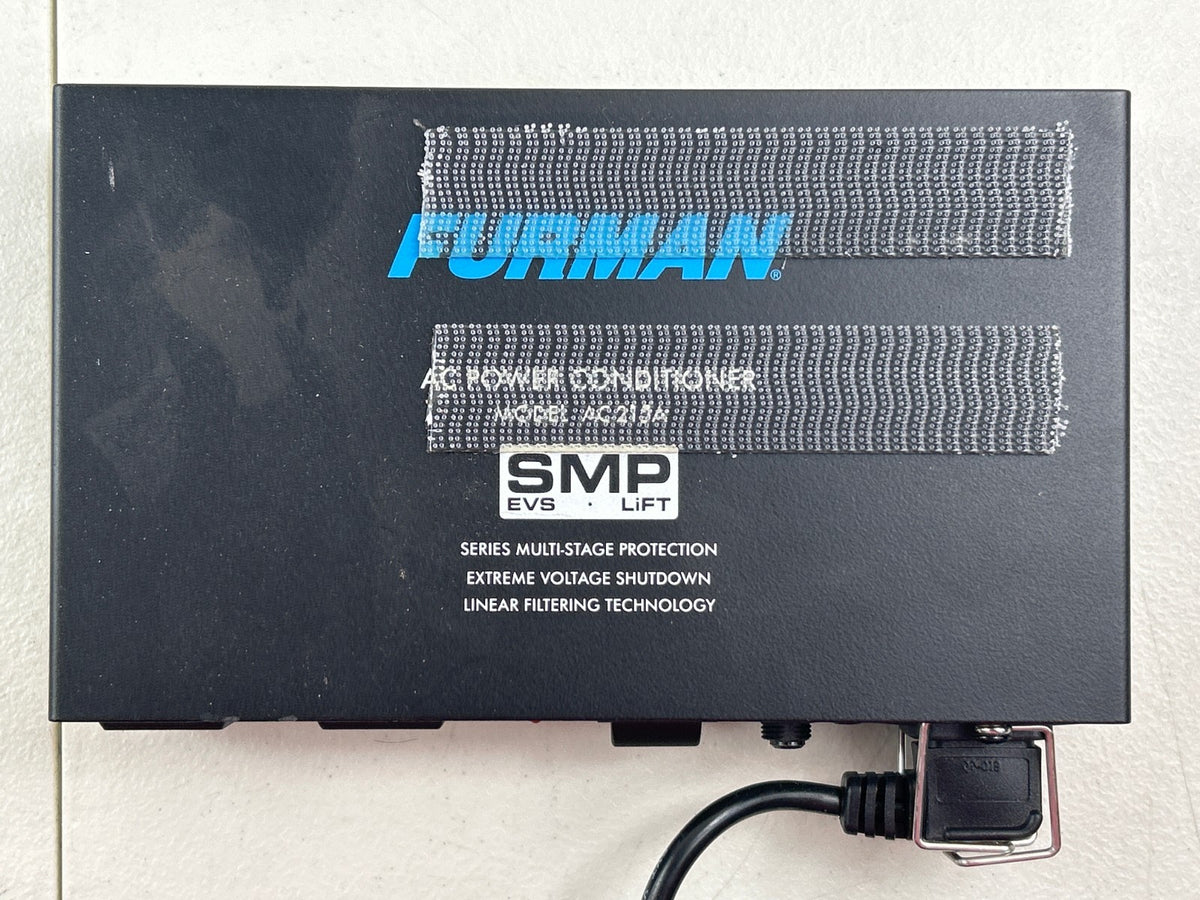 Furman AC-215A Power Conditioner SMP EVS LiFT 10A 120VAC 60Hz 1200W Max