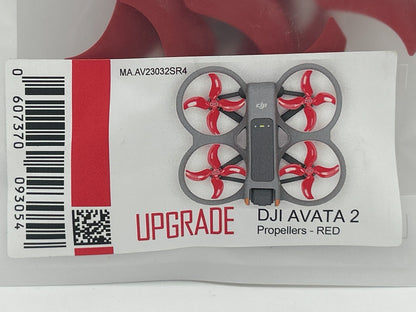 Master Airscrew Stealth Propellers For DJI Avata 2 - Red, Pack Of 4