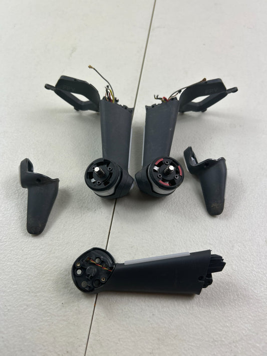 DJI FPV OEM Replacement Parts Lot – Arms, Motors & Landing Gear – For Parts