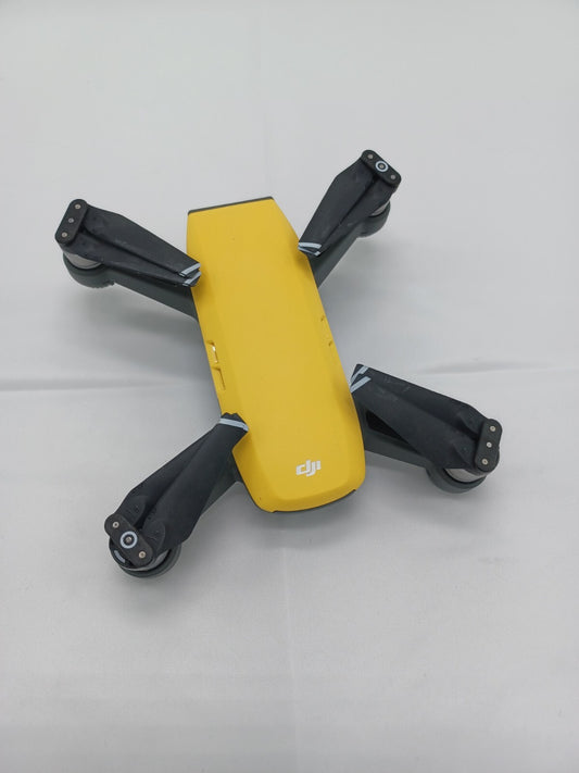 DJI Spark Drone Yellow w/ Gimbal Camera Working Replacement Aircraft Only