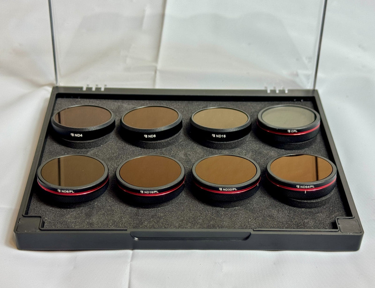 Freewell 8-Filter Kit for Autel EVO II 6K V1/V2/V3 – ND4 ND8 ND16 CPL ND/PL Set