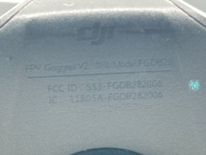 DJI FPV Goggles V2 P/N FGDB28 – Tested Working Functional – Foam Breaking – Used