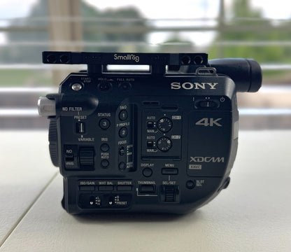 Sony PXW-FS5 4K Super 35 Cinema Camera Body Only w/ Rail System