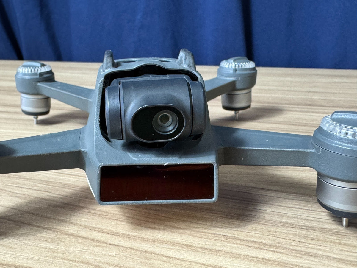 DJI Spark Drone White –Tested & Working Gimbal Camera – Cosmetic Stains – Used