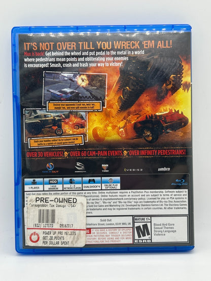 Carmageddon Max Damage PS4 Game Disc Case Racing Vehicular Combat Stainless