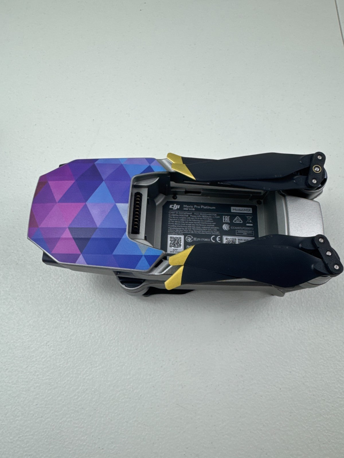 DJI Mavic Pro Platinum (M1X) Replacement Aircraft Body Only – Custom Sticker