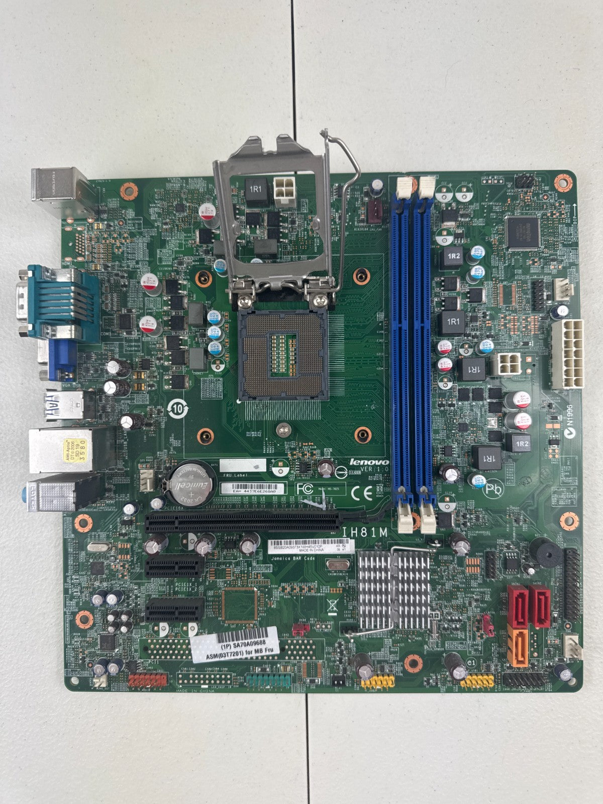 Lenovo ThinkCentre M73 MS-7825 IH81M Motherboard – Tested & Working – Used
