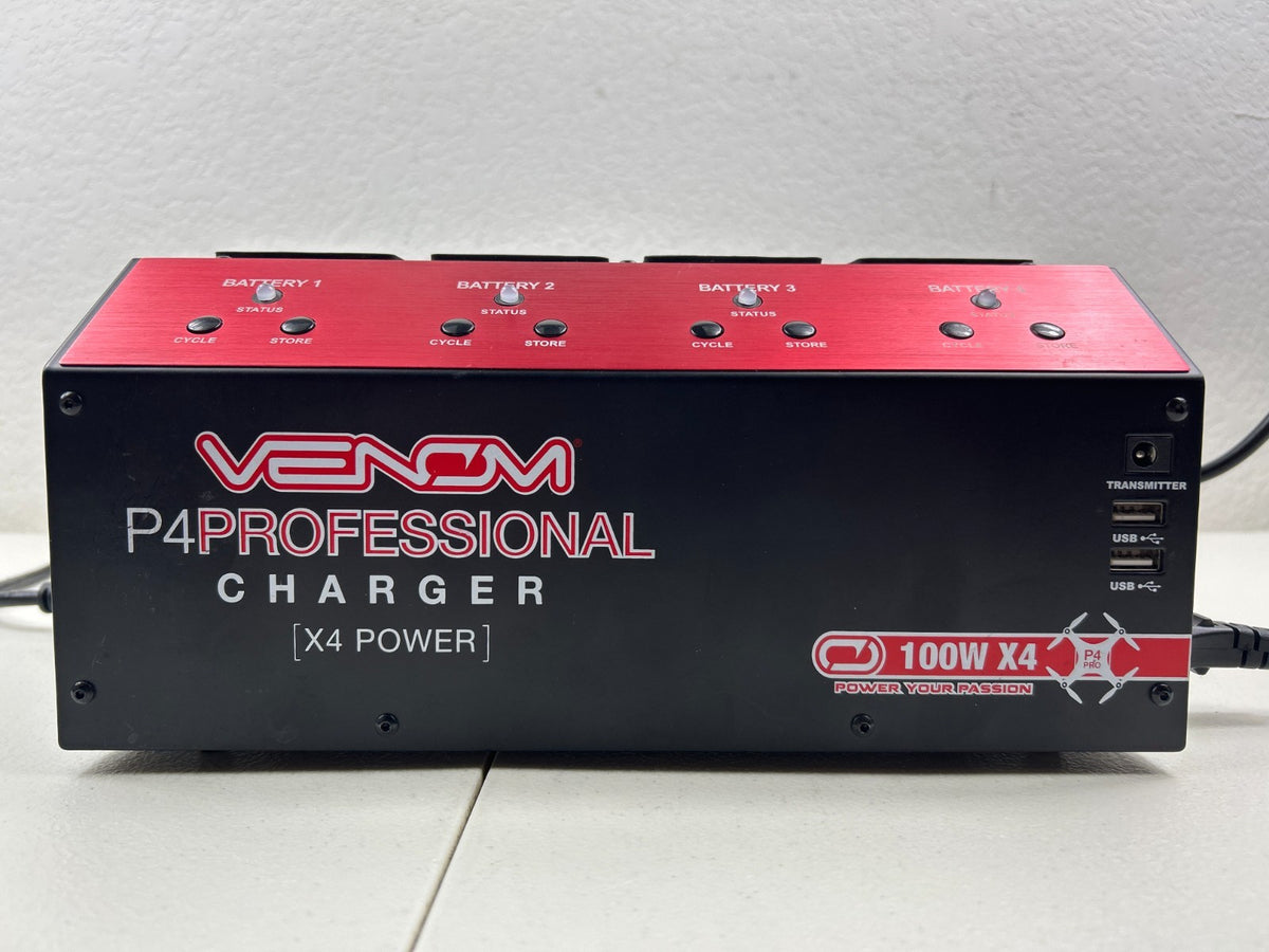 Venom P4 Professional 400W 4-Port Charger/Discharger for Phantom 4 – Used