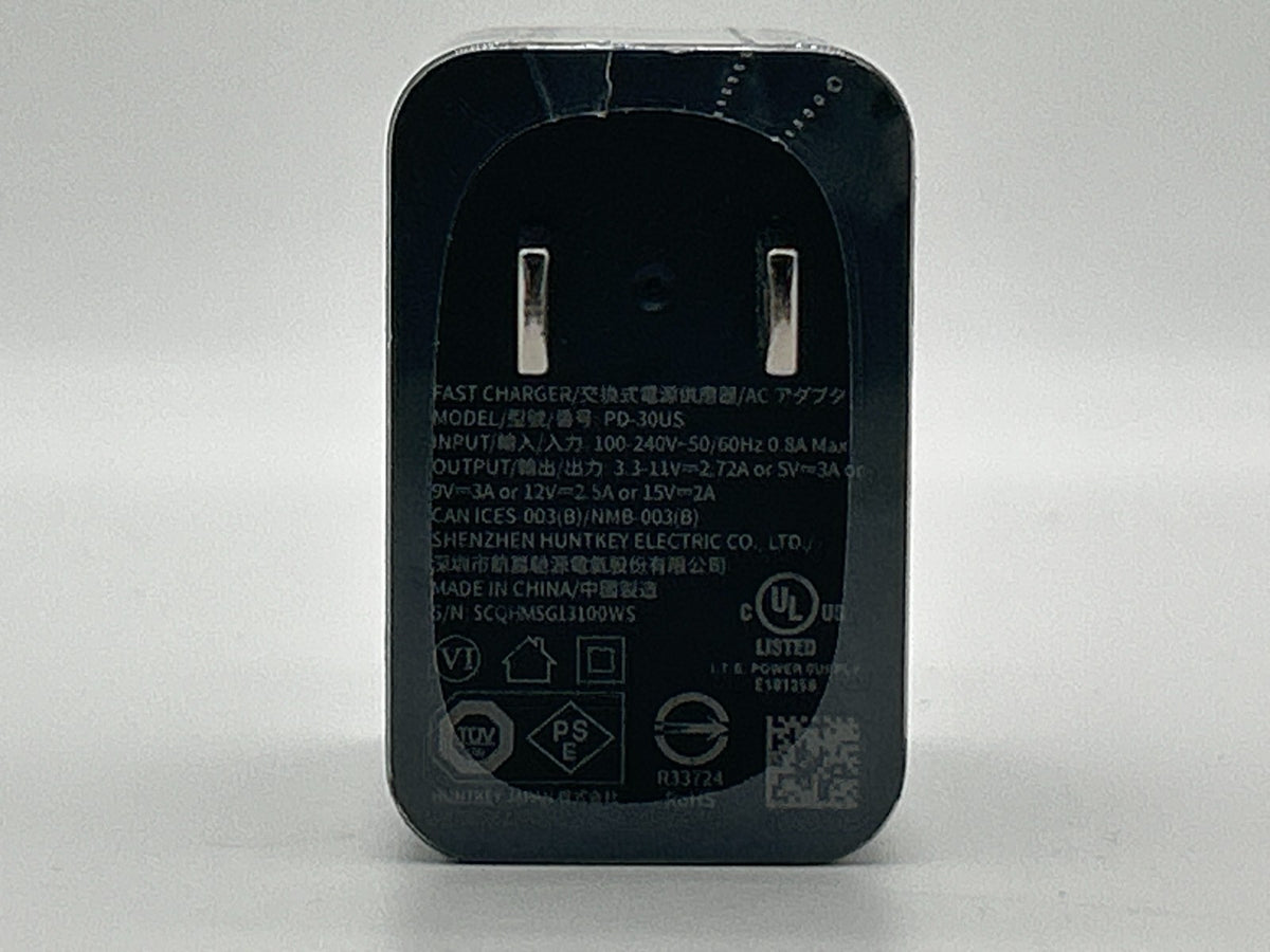 Huntkey PD-30US 30W USB-C Fast Charger Adapter – Used