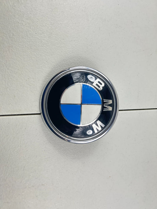 Genuine BMW 74mm Rear Trunk Emblem 51143401005 for 2004–2010 X3 – Used OEM