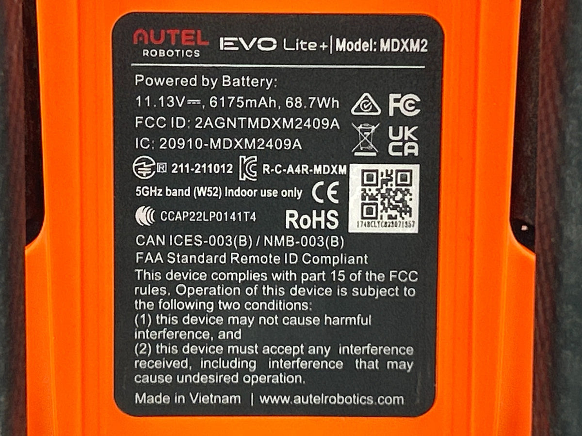 Autel EVO Lite+ MDXM2 Cracked Top Plate Broken Rear Feet For Parts Repair