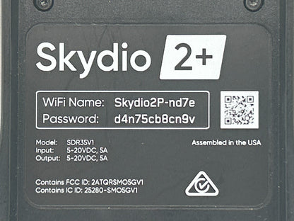 Skydio 2+ Camera Drone ONLY SDR35V1 Black Damaged Gimbal For Parts