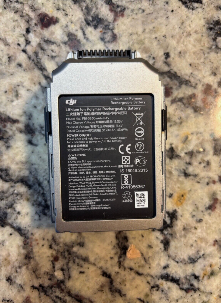 DJI Mavic Pro / Platinum (M1P) Battery P/N FB1-3830mAh-11.4V 0-9 Cycles