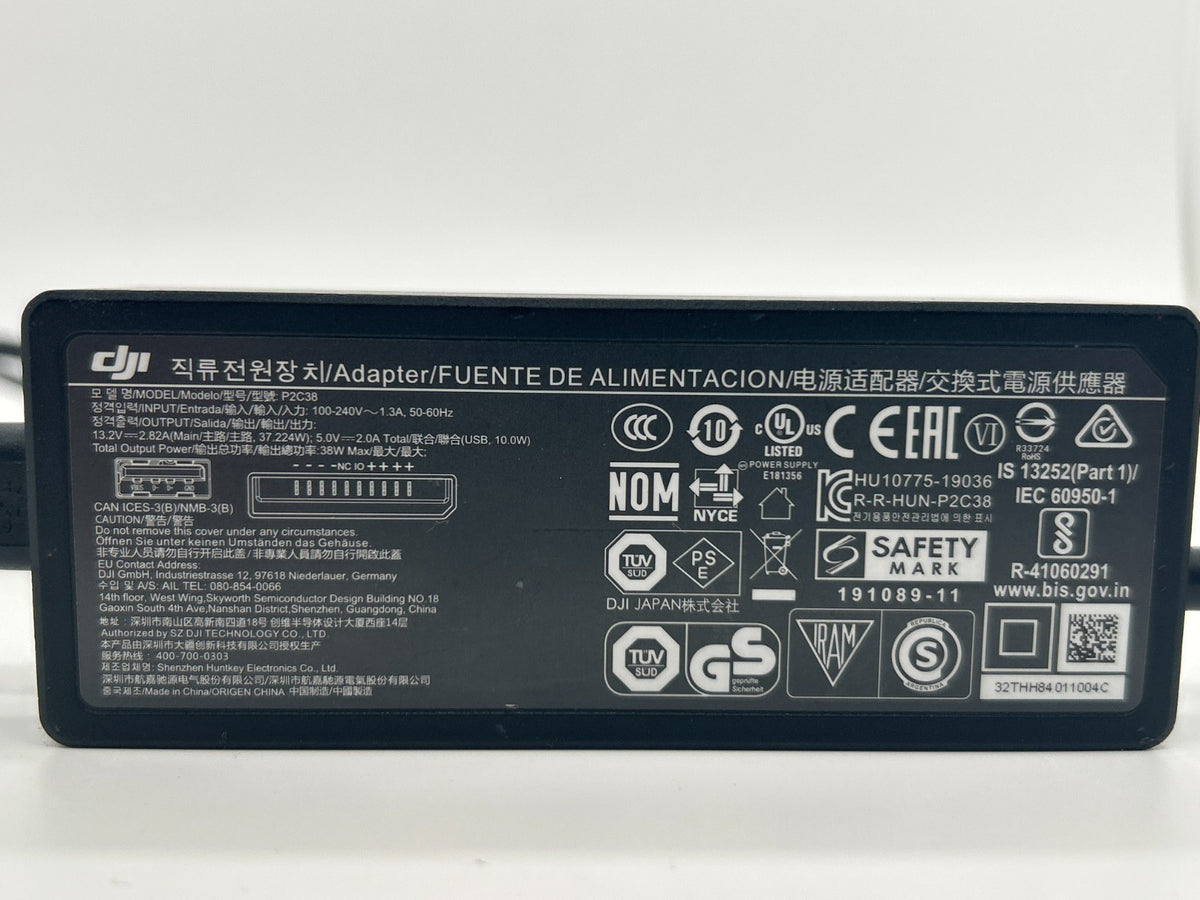 DJI Air 2S Battery Charger AC Adapter P2C38 Power Supply – Genuine OEM