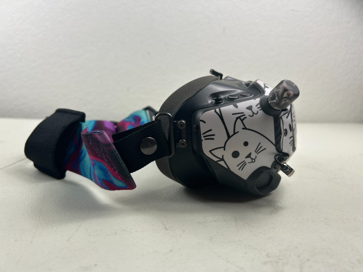 DJI FPV Goggles V2 FGDB28 - Custom Skin & Headstrap - Used