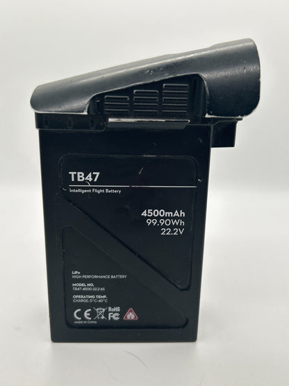 DJI TB47 Intelligent Flight Battery 4500mAh for Inspire 1 Drone  32 Cycles -Used