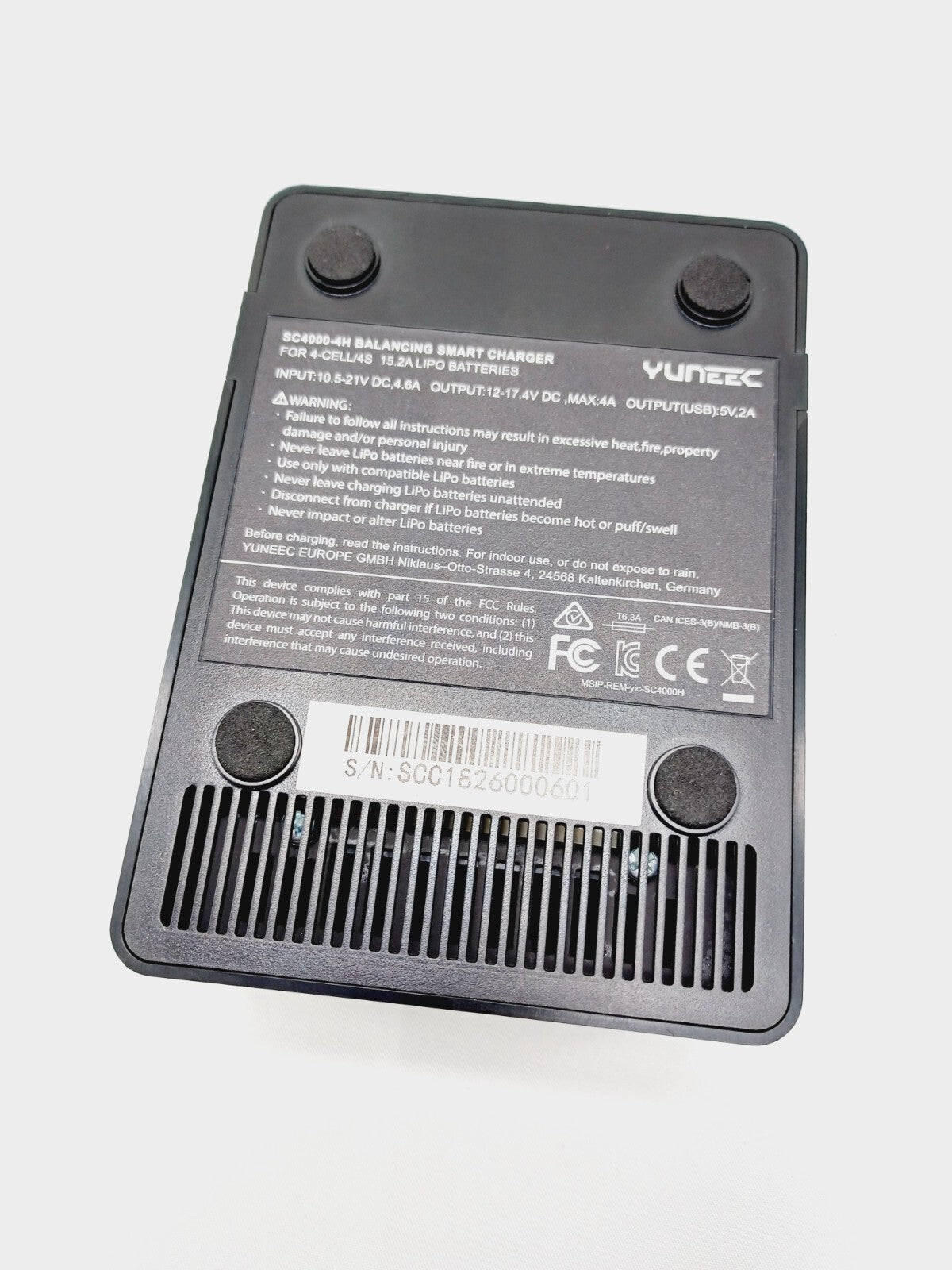 Yuneec Typhoon H+, H520 Battery Charger SC4000-4H & AC Adapter  **GENUINE**