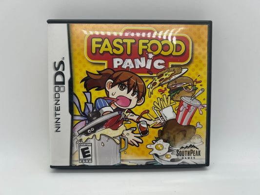 Fast Food Panic - Nintendo DS Game - Complete w/ Case+ Instruction Manual - Used