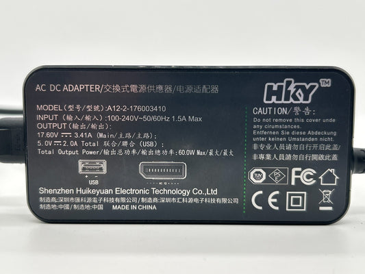 HKY AC/DC Adapter A12-2-176003410 w/ Line Cord for DJI Mavic 2 Working