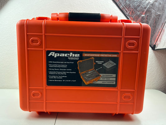 Apache 4800 Hard Case for Autel EVO II V1/V2 - Orange - Foam Inserts - Excellent