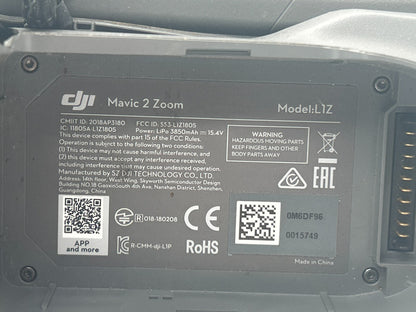 DJI Mavic 2 Zoom L1Z Drone Only - Damaged Parts - For Parts