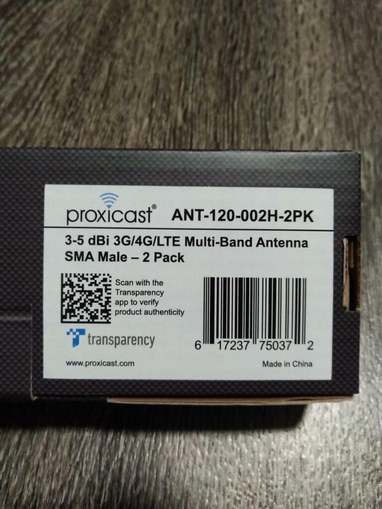 2pk Proxicast 4G/LTE Antenna 3-5 dBi Universal Blade P/N ANT-120-002H