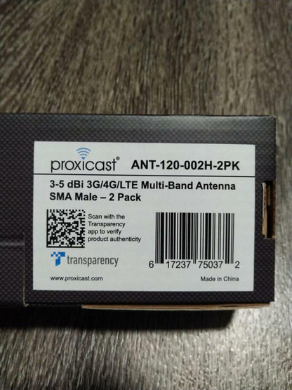 2pk Proxicast 4G/LTE Antenna 3-5 dBi Universal Blade P/N ANT-120-002H